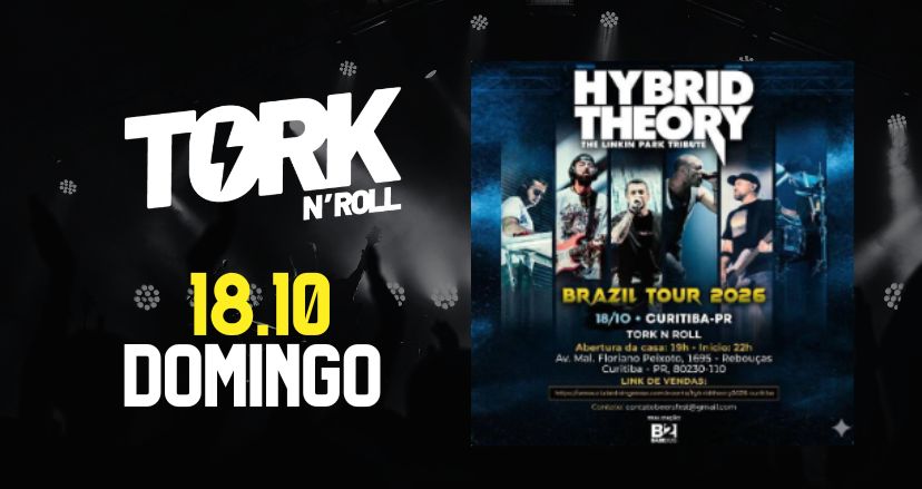 Banner: HYBRID THEORY - Tour Brasil 2026