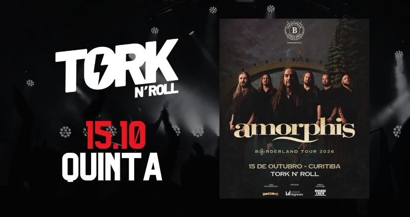 Banner: AMORPHIS EM CURITBA