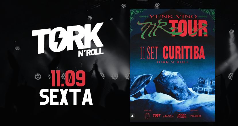 Banner: YUNK VINO EM CURITIBA