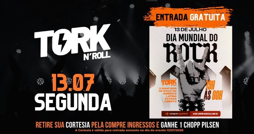 Banner: DIA MUNDIAL DO ROCK