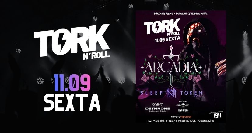 DARKNESS RISING — THE NIGHT OF MODERN METAL no Tork n' Roll em Curitiba