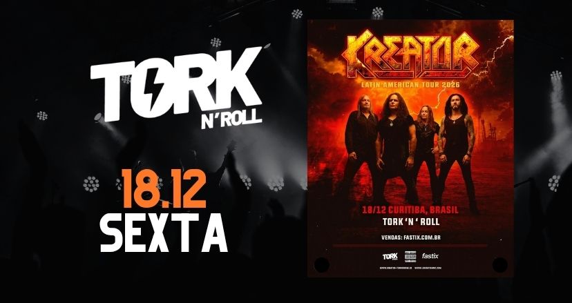 Banner: KREATOR EM CURITIBA