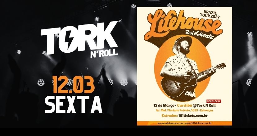 LIFEHOUSE EM CURITIBA no Tork n' Roll em Curitiba