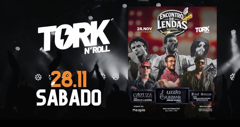 ENCONTRO DE LENDAS NACIONAL no Tork n' Roll em Curitiba